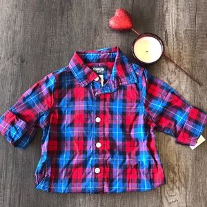 Oshkosh B’gosh boys botton up onesies